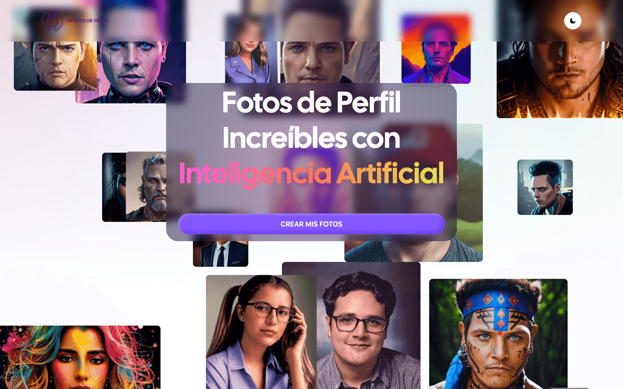 Screenshot of Mi Foto de Perfil in production